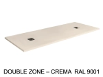 Receveur de douche, sur mesure : Largeur 160 à 210 cm x l. 70 à 100 cm. Bac à douche en résine anti glissant, finition misse, 10 couleurs, Livraison offerte